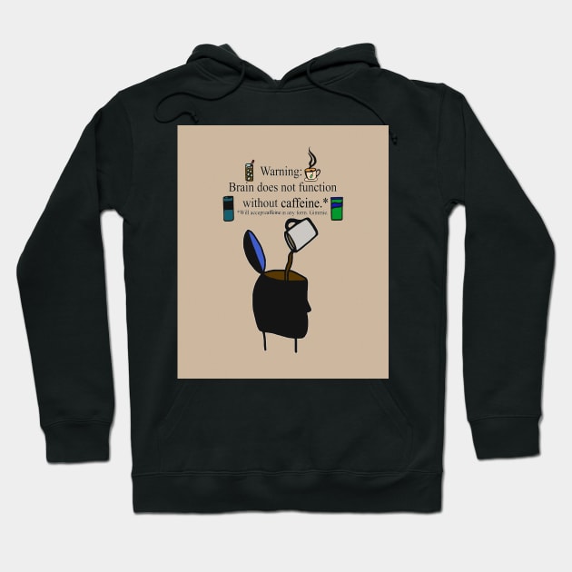 Caffeine Addict Hoodie by BlakCircleGirl